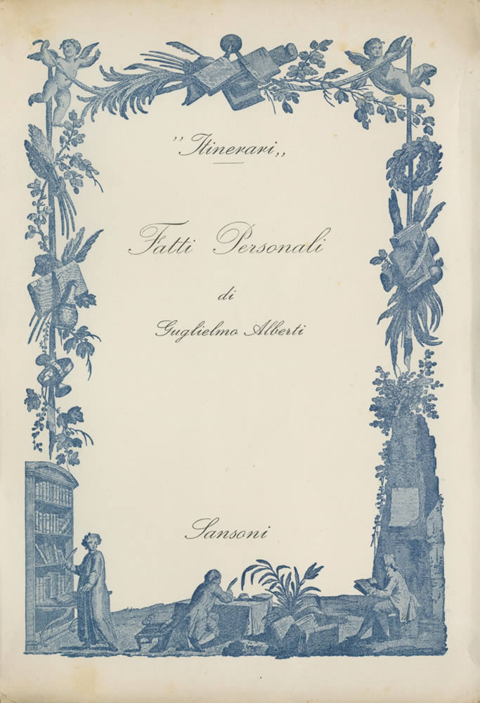 Alberti, Fatti Personali, 1958, copertina (1)